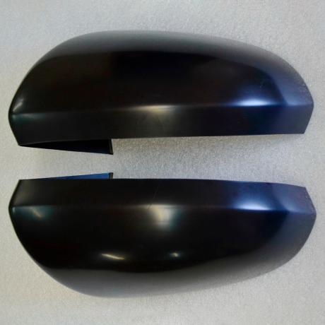 Накладки на зеркала с козырьком "КАРТ" для Renault Duster 2 (с 2021 г.в.) под покраску, гладкие, с комплектацией купить недорого с доставкой в Артем