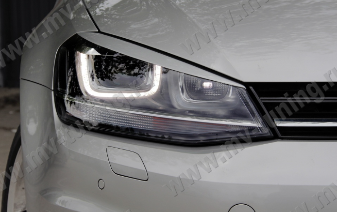 Накладки на фары (реснички) для Volkswagen Golf VII (2013-2020) купить недорого с доставкой в Артем